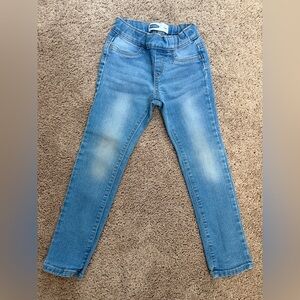 Girls Denim Jeggings w/ adjustable waist
